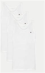 ΣΕΤ 3 TANK TOPS UM0UM03387 ΛΕΥΚΟ REGULAR FIT TOMMY HILFIGER