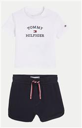 ΣΕΤ T-SHIRT ΚΑΙ ΣΟΡΤΣ LOGO KN0KN01812 ΣΚΟΥΡΟ ΜΠΛΕ REGULAR FIT TOMMY HILFIGER