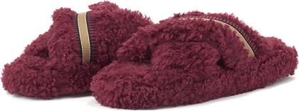 SHERPA FUR HOME SLIPPERS STRAPS FW0FW06576 - THXJS TOMMY HILFIGER