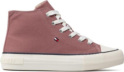 SNEAKERS HIGH TOP LACE-UP SNEAKER T3A4-32119-0890 S ΡΟΖ TOMMY HILFIGER από το EPAPOUTSIA