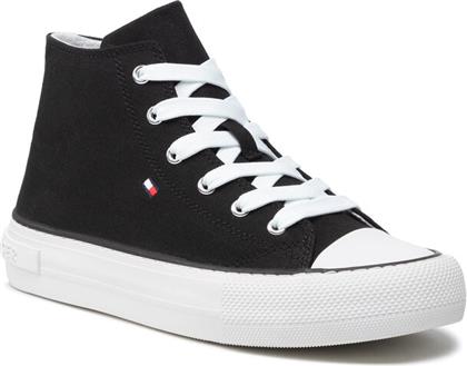 SNEAKERS HIGH TOP LACE-UP SNEAKER T3A4-32119-0890 S BLACK 999 TOMMY HILFIGER