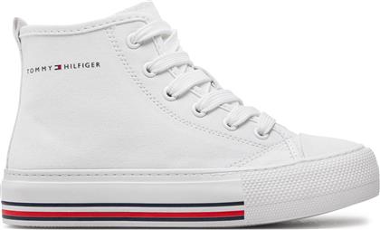 SNEAKERS HIGH TOP LACE-UP SNEAKER T3A9-33188-1687 M WHITE 100 TOMMY HILFIGER