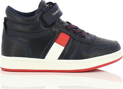 SNEAKERS HIGT TOP LACE-UP/VELCRO SNEAKER ΠΑΙΔΙΚΟ ΥΠΟΔΗΜΑ ΝΟ24-27 TOMMY HILFIGER από το FRATELLI PETRIDI