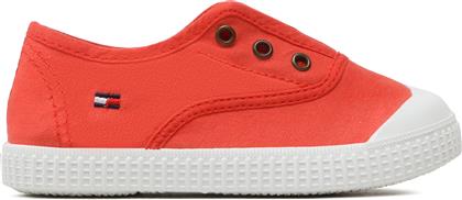 SNEAKERS LOW CUT EASY-ON SNEAKER T1X9-32824-0890 S RED 300 TOMMY HILFIGER από το EPAPOUTSIA