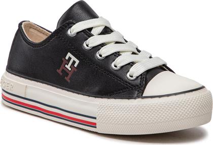 SNEAKERS LOW CUT LACE-UP SNEAKER T3A9-32287-1355 M BLACK 999 TOMMY HILFIGER