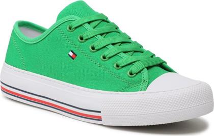 SNEAKERS LOW CUT LACE-UP SNEAKER T3A9-32677-0890 GREEN 405 TOMMY HILFIGER από το EPAPOUTSIA