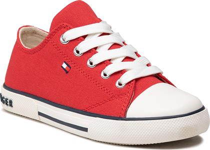 SNEAKERS LOW CUT LACE-UP SNEAKER T3X4-32207-0890 M ΚΟΚΚΙΝΟ TOMMY HILFIGER