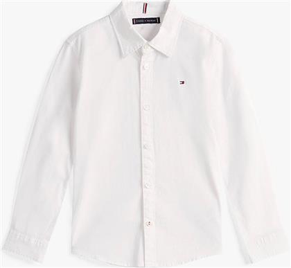 SOLID STRETCH POPLIN SHIRT L/S TOMMY HILFIGER