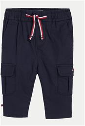 ΣΟΡΤΣ ΥΦΑΣΜΑΤΙΝΟ KN0KN01840 ΣΚΟΥΡΟ ΜΠΛΕ REGULAR FIT TOMMY HILFIGER