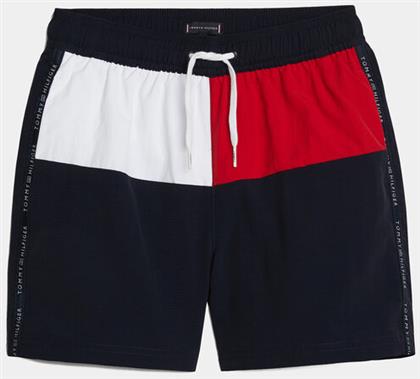 ΣΟΡΤΣ ΚΟΛΥΜΒΗΣΗΣ UB0UB00527 ΣΚΟΥΡΟ ΜΠΛΕ REGULAR FIT TOMMY HILFIGER