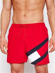 ΣΟΡΤΣ ΚΟΛΥΜΒΗΣΗΣ UM0UM02048 ΚΟΚΚΙΝΟ SLIM FIT TOMMY HILFIGER