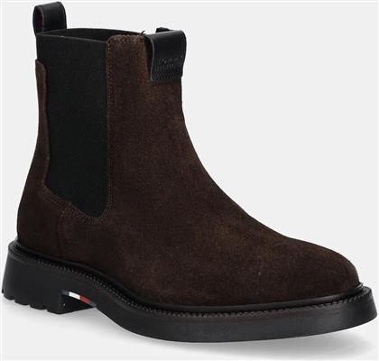 ΣΟΥΕΤ ΜΠΟΤΕΣ ΤΣΕΛΣΙ COMFORT LWT SDE CHELSEA ΧΡΩΜΑ: ΚΑΦΕ, FM0FM05592 TOMMY HILFIGER