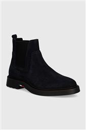 ΣΟΥΕΤ ΜΠΟΤΕΣ ΤΣΕΛΣΙ HILFIGER COMFORT LWT SUEDE CHEL ΧΡΩΜΑ: ΝΑΥΤΙΚΟ ΜΠΛΕ, FM0FM05104 TOMMY HILFIGER