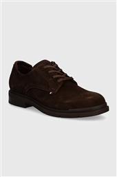 ΣΟΥΕΤ ΚΛΕΙΣΤΑ ΠΑΠΟΥΤΣΙΑ FLEXIBLE HILFIGER SDE DERBY SHOE ΧΡΩΜΑ: ΚΑΦΕ, FM0FM05087 TOMMY HILFIGER