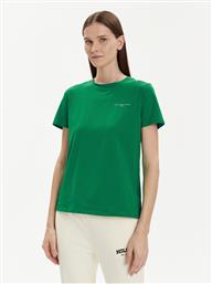 T-SHIRT 1985 WW0WW37877 ΠΡΑΣΙΝΟ REGULAR FIT TOMMY HILFIGER
