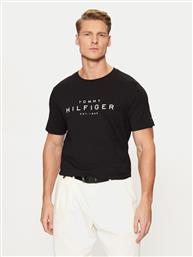 T-SHIRT BIG LOGO TEE MW0MW37448 ΜΑΥΡΟ SLIM FIT TOMMY HILFIGER