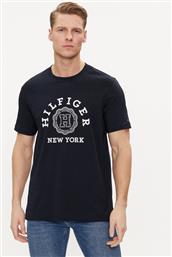 T-SHIRT COIN MW0MW34437 ΣΚΟΥΡΟ ΜΠΛΕ REGULAR FIT TOMMY HILFIGER