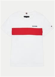 T-SHIRT COLORBLOCK EMBROIDERY KB0KB09142 ΛΕΥΚΟ REGULAR FIT TOMMY HILFIGER