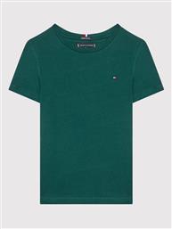 T-SHIRT ESSENTIAL KB0KB06879 D ΠΡΑΣΙΝΟ REGULAR FIT TOMMY HILFIGER