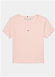 T-SHIRT ESSENTIAL KG0KG08138 ΡΟΖ REGULAR FIT TOMMY HILFIGER