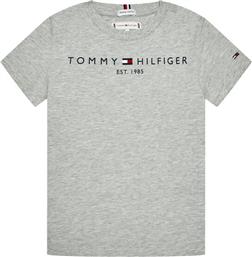 T-SHIRT ESSENTIAL KS0KS00210 ΓΚΡΙ REGULAR FIT TOMMY HILFIGER