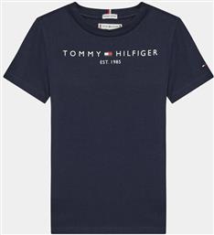 T-SHIRT ESSENTIAL KS0KS00210 ΣΚΟΥΡΟ ΜΠΛΕ REGULAR FIT TOMMY HILFIGER