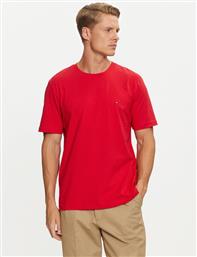 T-SHIRT ESSENTIAL MW0MW37267 ΚΟΚΚΙΝΟ REGULAR FIT TOMMY HILFIGER