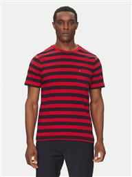 T-SHIRT ESSENTIAL MW0MW37283 ΚΟΚΚΙΝΟ REGULAR FIT TOMMY HILFIGER