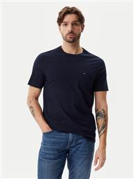 T-SHIRT ESSENTIAL MW0MW37283 ΣΚΟΥΡΟ ΜΠΛΕ REGULAR FIT TOMMY HILFIGER