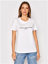 T-SHIRT HERITAGE C-NK WW0WW31999 ΛΕΥΚΟ REGULAR FIT TOMMY HILFIGER
