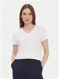 T-SHIRT HERITAGE V-NECK TEE WW0WW24969 ΛΕΥΚΟ REGULAR FIT TOMMY HILFIGER