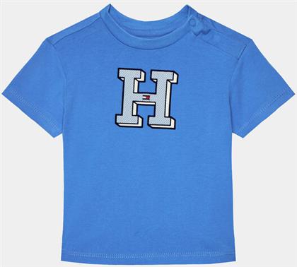 T-SHIRT ITHACA KN0KN01759 ΜΠΛΕ REGULAR FIT TOMMY HILFIGER