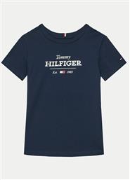 T-SHIRT KB0KB09356 M ΣΚΟΥΡΟ ΜΠΛΕ REGULAR FIT TOMMY HILFIGER