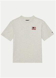 T-SHIRT KB0KB09531 D ΓΚΡΙ REGULAR FIT TOMMY HILFIGER από το MODIVO