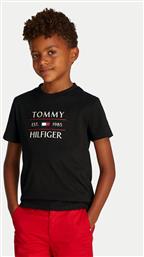 T-SHIRT KB0KB09538 D ΜΑΥΡΟ REGULAR FIT TOMMY HILFIGER