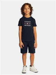 T-SHIRT KB0KB09538 D ΣΚΟΥΡΟ ΜΠΛΕ REGULAR FIT TOMMY HILFIGER