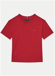 T-SHIRT KB0KB09601 M ΚΟΚΚΙΝΟ REGULAR FIT TOMMY HILFIGER