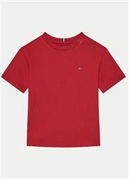 T-SHIRT KB0KB09601 S ΚΟΚΚΙΝΟ REGULAR FIT TOMMY HILFIGER