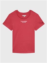 T-SHIRT KG0KG07083 M ΡΟΖ REGULAR FIT TOMMY HILFIGER