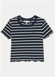 T-SHIRT KG0KG08509 M ΣΚΟΥΡΟ ΜΠΛΕ SLIM FIT TOMMY HILFIGER