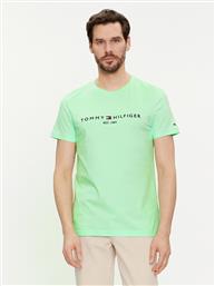 T-SHIRT LOGO MW0MW11797 ΠΡΑΣΙΝΟ SLIM FIT TOMMY HILFIGER