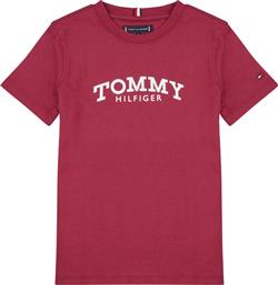 T-SHIRT ΜΕ ΚΟΝΤΑ ΜΑΝΙΚΙΑ MONOTYPE PRINT GRAPHIC T-SHIRT TOMMY HILFIGER