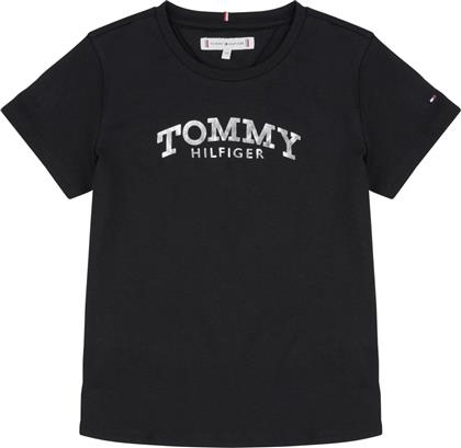 T-SHIRT ΜΕ ΚΟΝΤΑ ΜΑΝΙΚΙΑ TOMMY FOIL TEE SS TOMMY HILFIGER