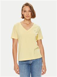 T-SHIRT MODERN WW0WW39781 ΚΙΤΡΙΝΟ REGULAR FIT TOMMY HILFIGER