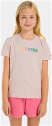 T-SHIRT MONOTYPE KG0KG07851 D ΡΟΖ REGULAR FIT TOMMY HILFIGER