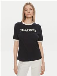 T-SHIRT MONOTYPE WW0WW41208 ΣΚΟΥΡΟ ΜΠΛΕ REGULAR FIT TOMMY HILFIGER