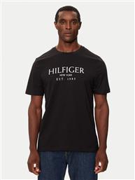 T-SHIRT MW0MW36499 ΜΑΥΡΟ REGULAR FIT TOMMY HILFIGER από το MODIVO