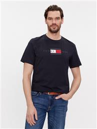 T-SHIRT MW0MW37859 ΣΚΟΥΡΟ ΜΠΛΕ REGULAR FIT TOMMY HILFIGER