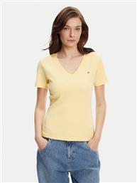T-SHIRT NEW CODY WW0WW40584 ΚΙΤΡΙΝΟ SLIM FIT TOMMY HILFIGER