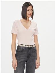 T-SHIRT NEW CODY WW0WW40584 ΡΟΖ SLIM FIT TOMMY HILFIGER